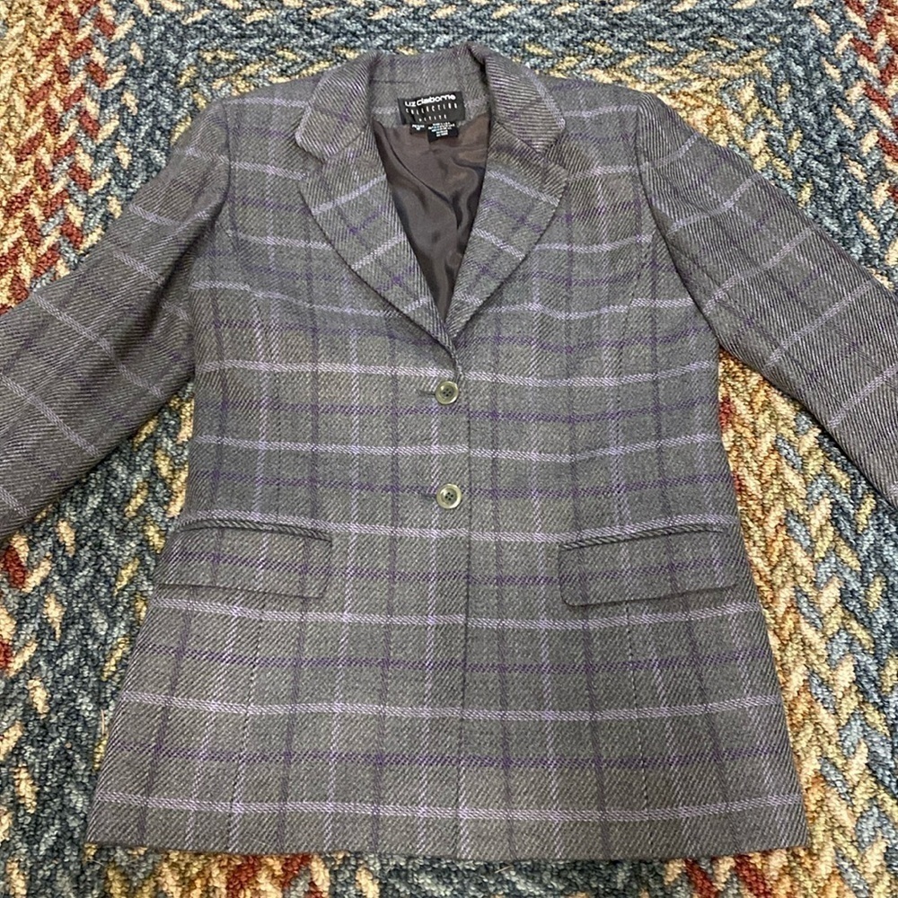 Vintage Size 12P Wool Blazer Size 12P Business Professional Office Career